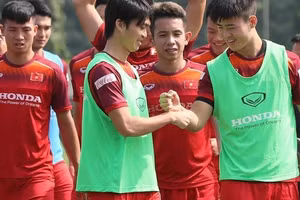 Chấn thương của Tuấn Anh, Duy Mạnh có tiến triển tốt.