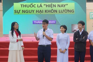 Tập huấn công tác phòng chống tội phạm, ma túy, thuốc lá mới cho học sinh