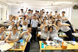 Học sinh Trường TH-THCS-THPT Lê Thánh Tông.