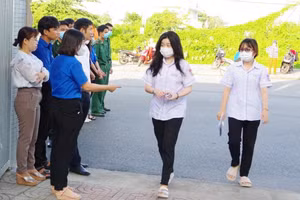 Học sinh Bà Rịa-Vũng Tàu tham gia Kỳ thi tốt nghiệp THPT năm 2023.