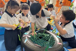 Hoạt động trải nghiệm của trẻ mầm non quận 1 (TPHCM).