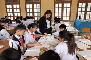 Cô Hoàng Thị Duy Hảo cũng học sinh