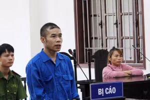 Bị cáo Nguyễn Mạnh Giang tại Toà.