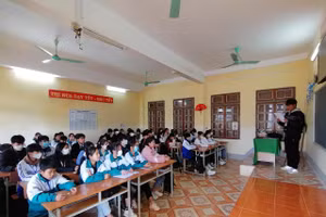 Chất lượng giáo dục các cấp học trên địa bàn huyện Yên Châu được nâng lên và ngày càng bền vững. 