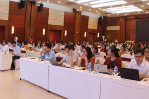 Các đại biểu tham dự buổi tập huấn.