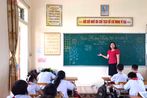 Cô Nguyễn Thị Lương (GV Trường Tiểu học Diễn Trung, huyện Diễn Châu, Nghệ An) đạt thủ khoa hội thi Giáo viên chủ nhiệm giỏi tỉnh cấp tiểu học năm 2022.