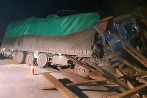 Hiện trường vụ tai nạn giao thông