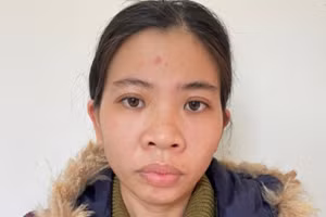 Đối tượng Nguyễn Thị Thảo tại cơ quan công an.