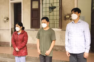 Các bị can tại cơ quan điều tra.