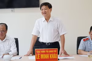 Ông Lê Minh Khái- Tổng thanh tra Chính phủ. (Ảnh: TN)