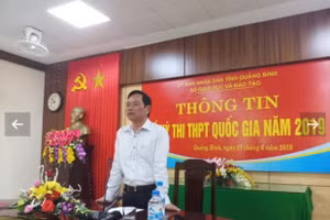 Nguyên Giám đốc Sở GD&ĐT tỉnh Quảng Bình Đinh Quý Nhân.