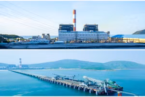 Toàn cảnh Nhà máy Niệt điện Vũng Áng 1
