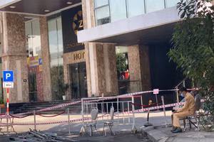 Phong tỏa cách ly chung cư Fhome ở Đà Nẵng. 