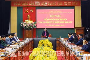 Thái Nguyên trên 22 tỷ đồng ủng hộ tuần cao điểm Tết vì người nghèo (Ảnh: Báo Thái Nguyên).