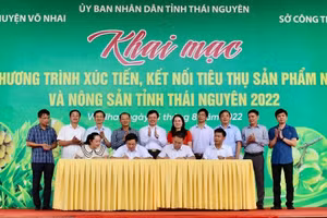 Ký kết hợp tác cung ứng và tiêu thụ sản phẩm nông sản tỉnh Thái Nguyên năm 2022