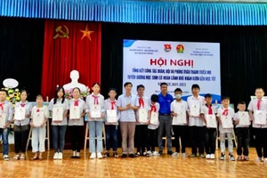 Hội nghị Tổng kết công tác Đoàn, Đội và Phong trào thanh thiếu nhi năm học 2021-2022 tại Phú Lương