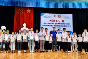 Hội nghị Tổng kết công tác Đoàn, Đội và Phong trào thanh thiếu nhi năm học 2021-2022 tại Phú Lương