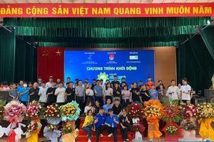 Chương trình khởi động cuộc thi “Công nghệ trí tuệ Student Chie-Tech” tại điểm cầu Thái Nguyên.