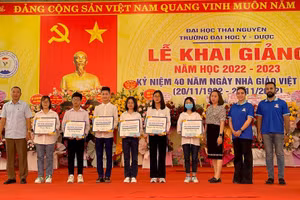 Trường Đại học Y - Dược (ĐH Thái Nguyên) khai giảng năm học 2022-2023.