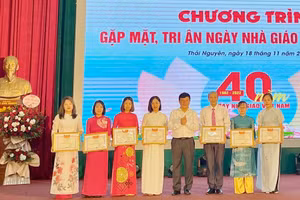 Trường Ngoại ngữ (ĐH Thái Nguyên) kỷ niệm 40 năm ngày nhà giáo Việt Nam.