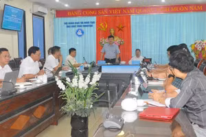 PGS.TS Hoàng Văn Hùng, Giám đốc Đại học Thái Nguyên phát biểu tại Hội nghị