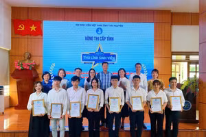 Những gương mặt xuất sắc đại diện cho các trường đại học trên địa bàn tỉnh Thái Nguyên tham dự cuộc thi.