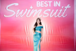 Hoa hậu Đỗ Hà hóa 'nữ thần biển cả' trong đêm thi Best In Swimsuit 