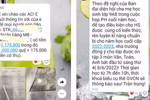 Trường THCS Võ Thị Sáu (Lê Chân, Hải Phòng): Dấu hiệu lạm thu và dạy thêm hè?