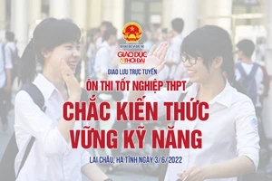 Giao lưu trực tuyến “Ôn thi tốt nghiệp THPT: Chắc kiến thức - vững kỹ năng”