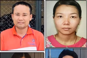 4 người trong đường dây cho vay nặng lãi bị bắt giữ. (Ảnh: CATH).