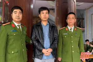 Đối tượng Lê Văn Khanh bị bắt giữ.(Ảnh: CATH).