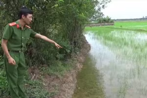Vị trí nơi hai nạn nhân dẫm vào bẫy diệt điện diệt chuột. (Ảnh: CTV)