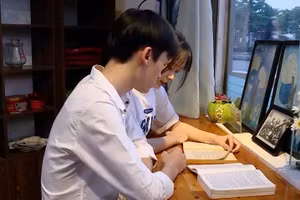 Gần 3 năm qua, "Không gian đọc Yên" là nơi lý tưởng để học sinh tìm đến sau giờ học. (Ảnh: NT).