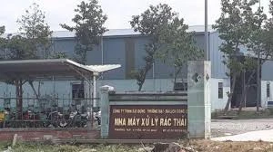 Nhà máy xử lý rác thải TP Cà Mau.