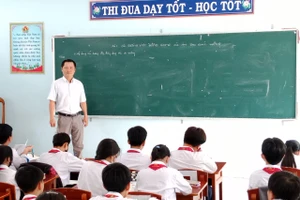 Một tiết dạy học của Thầy Hồ Xuân Vũ tại Trường THCS Tân Lợi.