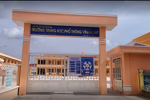 Một điểm trường trên địa bàn huyện Vĩnh Lợi, tỉnh Bạc Liêu