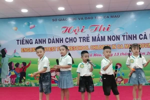 Sân khấu hóa hội thi tiếng Anh cho trẻ Mầm non