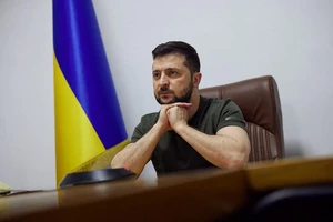 Tổng thống Ukraine Zelensky.