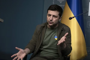 Tổng thống Ukraine Zelensky.