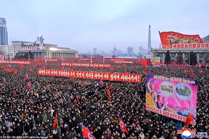 Biển người tập trung tại Bình Nhưỡng thể hiện sự ủng hộ đối với chính quyền ông Kim Jong-un.