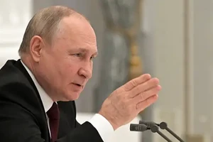 Tổng thống Nga Vladimir Putin.