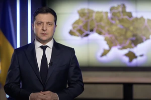 Tổng thống Ukraine Vladimir Zelensky.