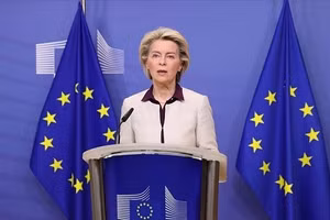 Chủ tịch Ủy ban châu Âu Ursula von der Leyen.