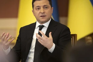 Tổng thống Ukraine Vladimir Zelensky.