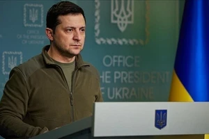 Tồng thống Ukraine Zelensky.