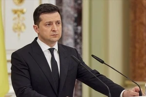 Tổng thống Ukraine Zelensky.