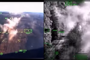 Bộ Quốc phòng Nga công bố video trực thăng Ka-52 phá hủy phượng tiện chiến đấu Ukraine