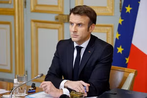Tổng thống Pháp Emmanuel Macron.