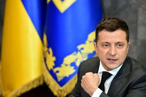 Tổng thống Ukraine Zelensky.