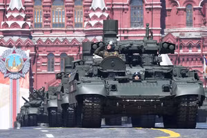 Xe chiến đấu hỗ trợ xe tăng (BMPT) Terminator (Kẻ hủy diệt) của Nga.